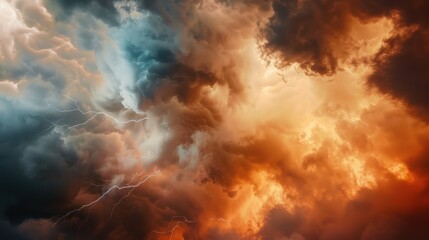 Dramatic Thunderstorm Clouds