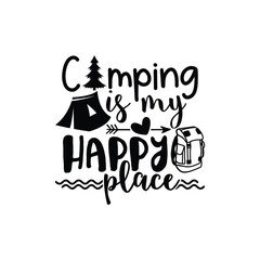 Camping, Camping typo, Typography, Adventure, Adventure Typography, Camp Squad, 
