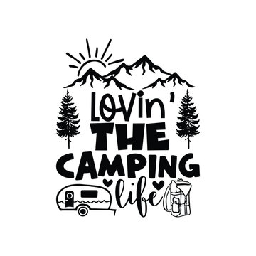 Camping, Camping typo, Typography, Adventure, Adventure Typography, Camp Squad, 