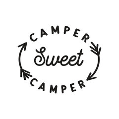Camping, Camping typo, Typography, Adventure, Adventure Typography, Camp Squad, 