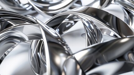 Abstract Chrome Curves