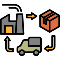 Supply Chain Icon