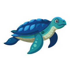 Archelon Under water animal flat vector illustration