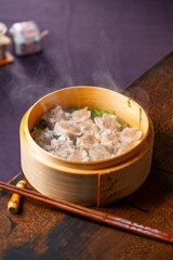 Siu Mai - Chinese steamed pork dumplings.
Image of a delicious Siu Mai.

