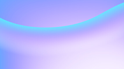 Blurred transparent gradient background. Elegant blue wavy line on Transparent png overlay background