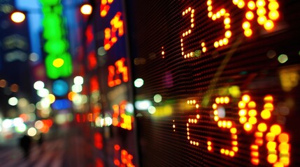 The Dynamic Background of Electronic Stock Exchange Business: A Hub of Financial Transactions and Market Dynamics.