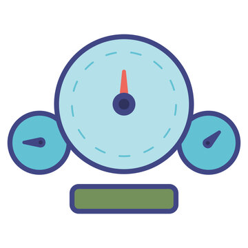 recommend clip art: speedometer gauge measuring vehicle speed flat icon