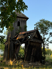 old wooden orthodox church