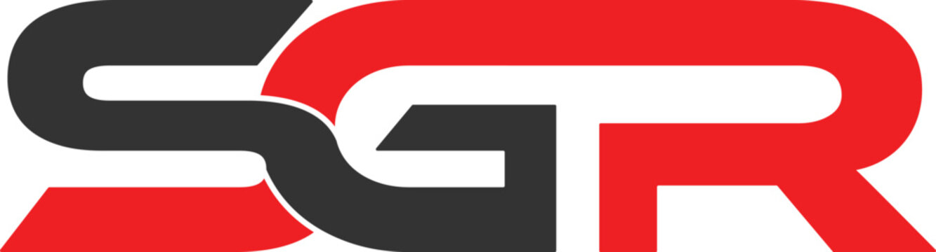 Logo Letter Combinations S, G and R. 3 Letter Logo Combination. SGR triangle letter logo design with triangle shape. SGR triangle logo design monogram. SGR triangle vector logo template with red color