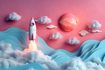 Rocket Launching on a Mission to Unlock the Secrets of the Eternal Universe