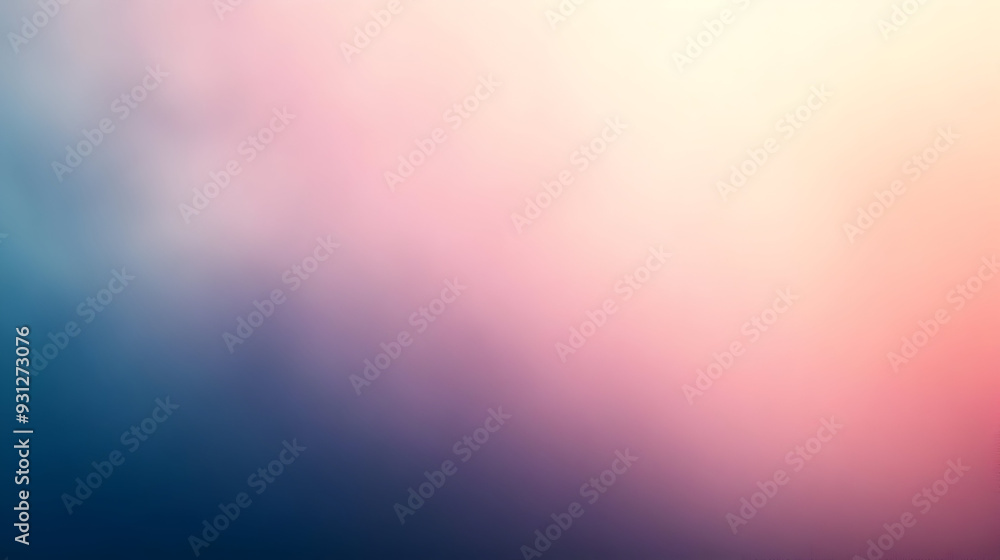 Poster soft gradient background with pastel colors for design use.