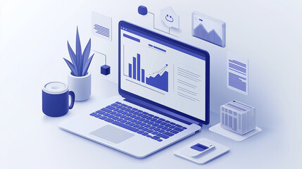 innovation working with laptop