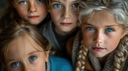 Fototapeta premium Generations: The distinct age groups in a family, from elders to youth, each contributing uniquely to the family’s ongoing legacy and traditions. 