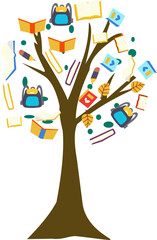 Books Tree Symbol Education