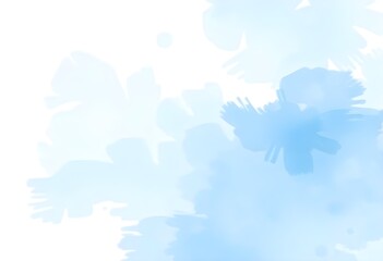 A light background with a watercolor blur.