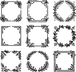 Obraz premium For Decoration And Design Frames In Vintage Style Monochrome Cosmonaut On Solid White Background