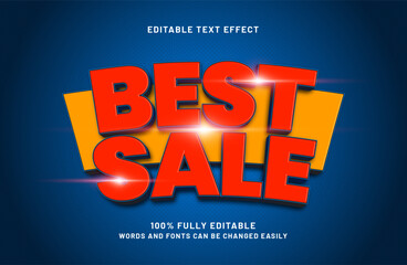 best sale editable text effect in sale and discount text style