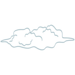 Cloud Doodle Drawing Illustration Icon