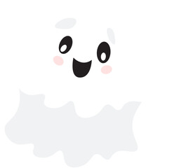 Halloween Cute Ghost Illustration