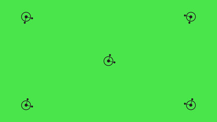 Green screen background, VFX motion tracking markers. Green screen backdrop template.