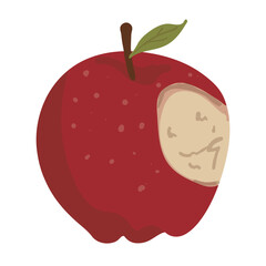 Apple Autumn Illustration