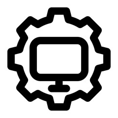 computer engineering, software engineering, computer, engineering, electronic engineering outline icon