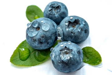 Macro photo of blueberries.Original color.antioxidant healthy food superfood