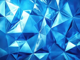 Fototapeta premium Shiny Blue Background Close-Up