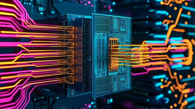 IT support troubleshooting in quantum computing research, industrial, close-up, high quality, DSLR, realistic photo, 16:9