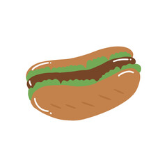  watercolor bread bakery product, colored vector illustration. donut, croissant, cromboloni, cakes, cheese, bomboloni