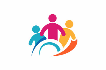 A simple boot English vector logo is blurred