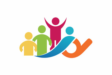 A simple boot English vector logo is blurred