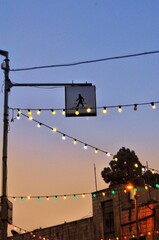 Walking on the lights (East Jerusalem, 2014