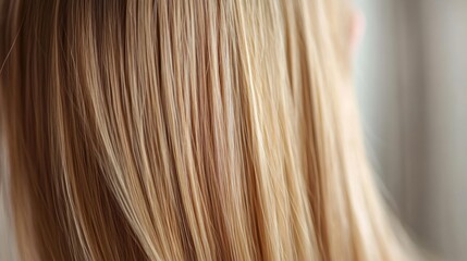 Naklejka premium Hair Botox is on the rise 