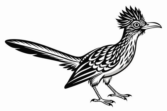 recommend clip art: roadrunner silhouette vector illustration