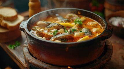 Mouthwatering Seafood Soup: A Delicately Crafted Culinary Delight