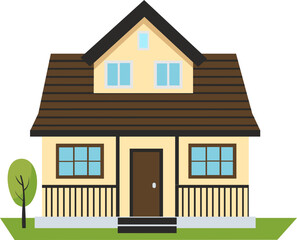 Residential House Illustration