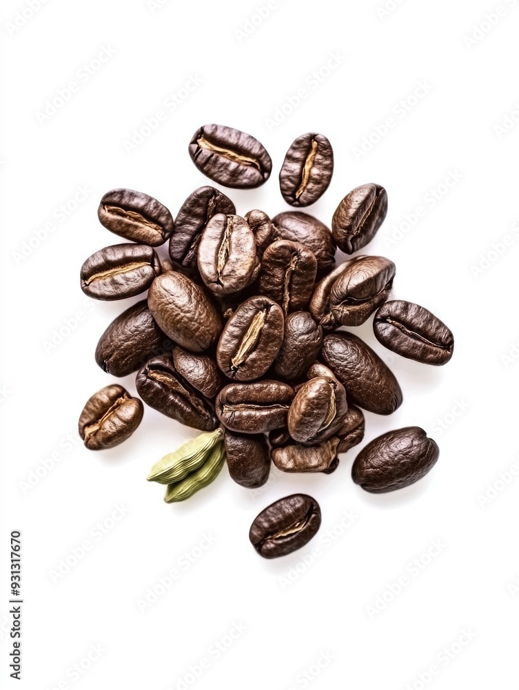 Poster Coffee Beans Pile