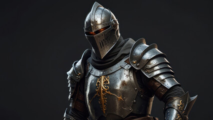 full image of a knight for using a video game head