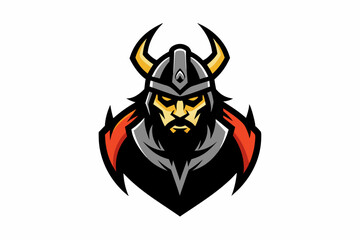 Barbarian Knight Viking Esport Gaming Mascot Logo
