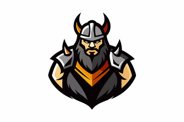 Barbarian Knight Viking Esport Gaming Mascot Logo