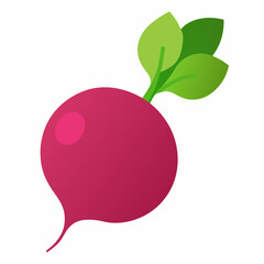 Beet icon vector art illustration