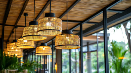  Featuring clean lines, a high-quality wooden finish, and a warm light source, it serves as an elegant decorative piece for various interior settings. The high-quality rendering highlights the lantern