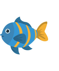 illustration of a discus fish