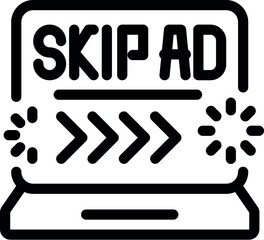 Skip ad button is loading and will allow to skip ad soon
