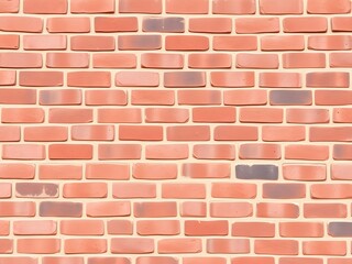 Naklejka premium The texture of the neatly arranged red brick wall