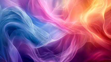 Obraz premium Colorful abstract wave patterns in vibrant colors for digital wallpaper. Generative AI