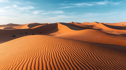 awe-inspiring landscape of the desert with sand dunes, where tourists embark on a memorable safari, experiencing the beauty of Morocco's captivating scenery.