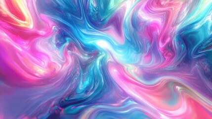 Obraz premium A vibrant abstract swirl of colors creating a dynamic visual experience.