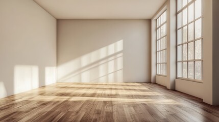 Obraz premium 3d rendering of empty room